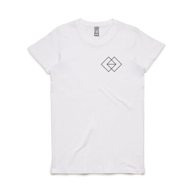 Women's basic Tee - White Thumbnail